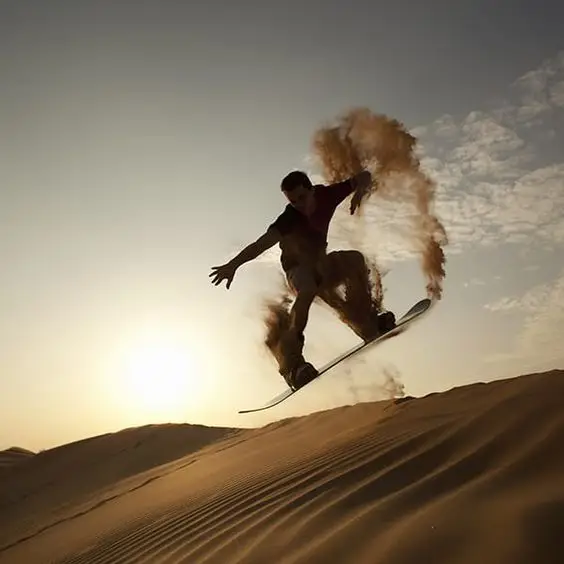 sand boarding desert safari